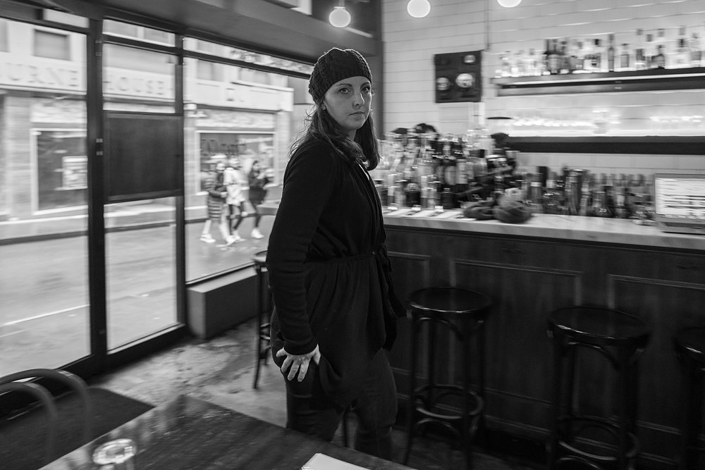 silhouette, black and white, pasta bar, daddy chef, bubs in the kitchen, Partial Tipo 00 cast