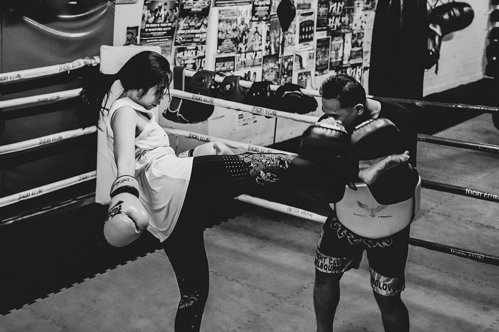 "documentary photography", "black and white photography, "muay thai", "Melbourne Boxing Club"
