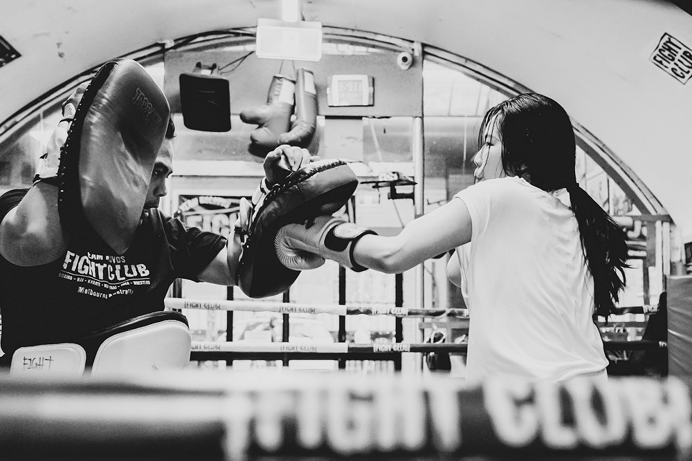 "documentary photography", "black and white photography, "muay thai", "Melbourne Boxing Club"